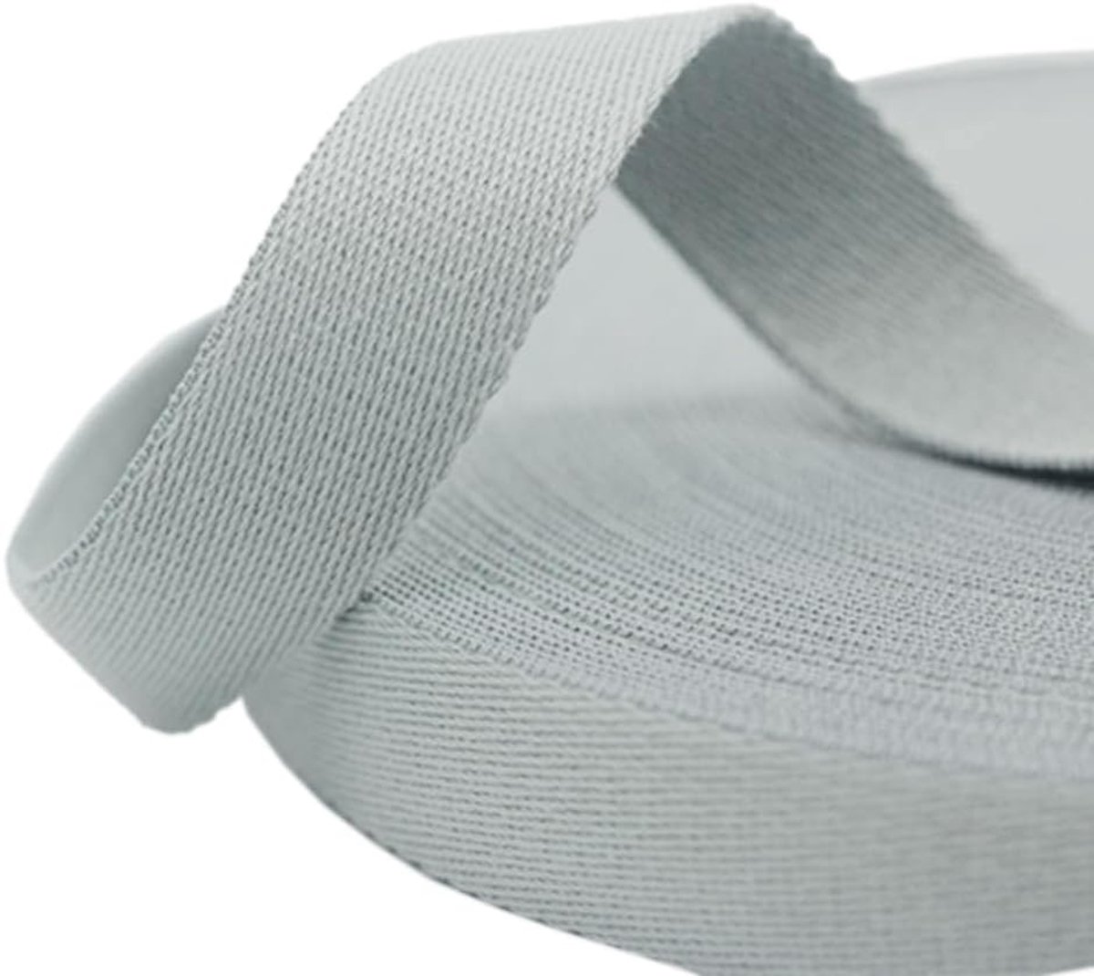 Katoenen biasband, naadband, 50 mm x 4,5 m, omslagband, keperband, katoenen band, textielband, visgraatband, wimpelband, twillband, webbing, band voor kleermakers, doe-het-zelf naaien