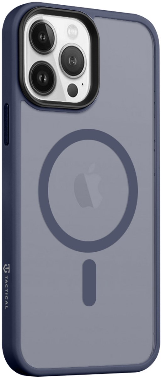 Tactical MagForce hoesje - Geschikt voor iPhone 13 Pro Max - Deep Blue