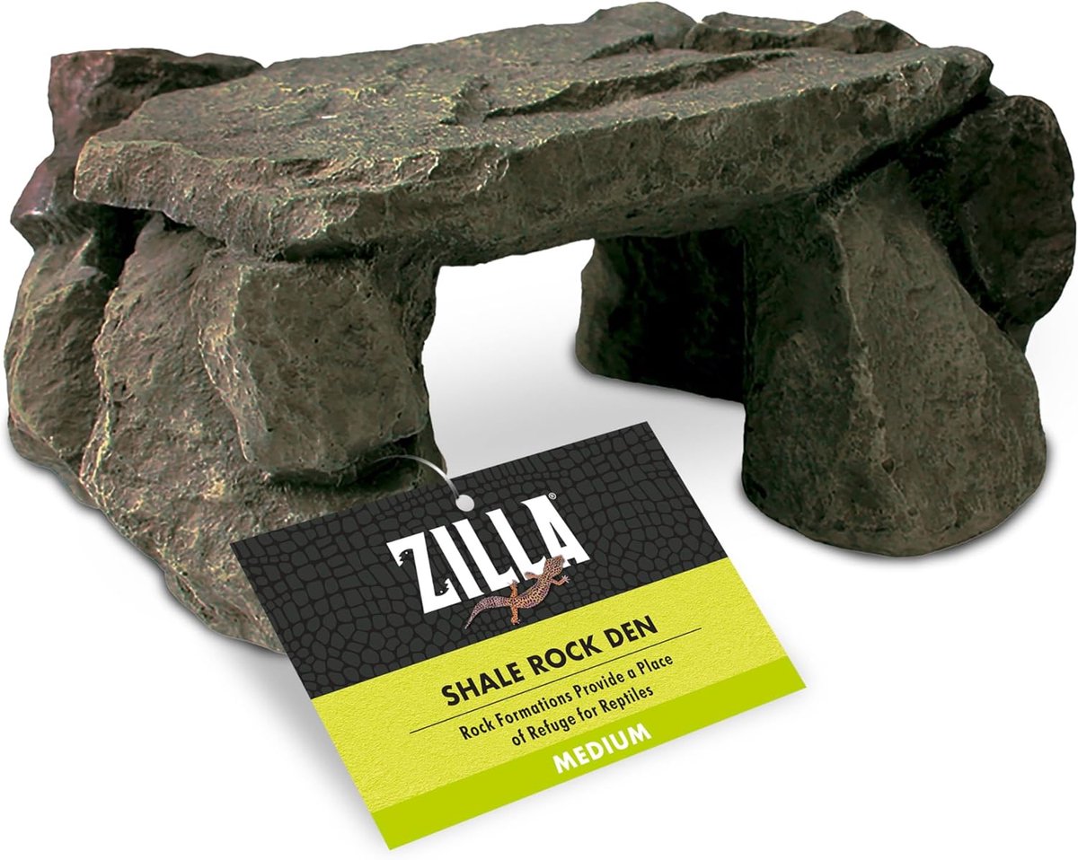 Zilla Huisdier Reptiel Terrarium Schalie Rock Den Decor - ShopVlot