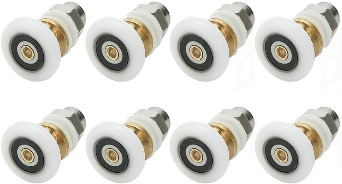 Douchedeur Roller Vervanging Roller Runner Wiel 8pcs19mm
