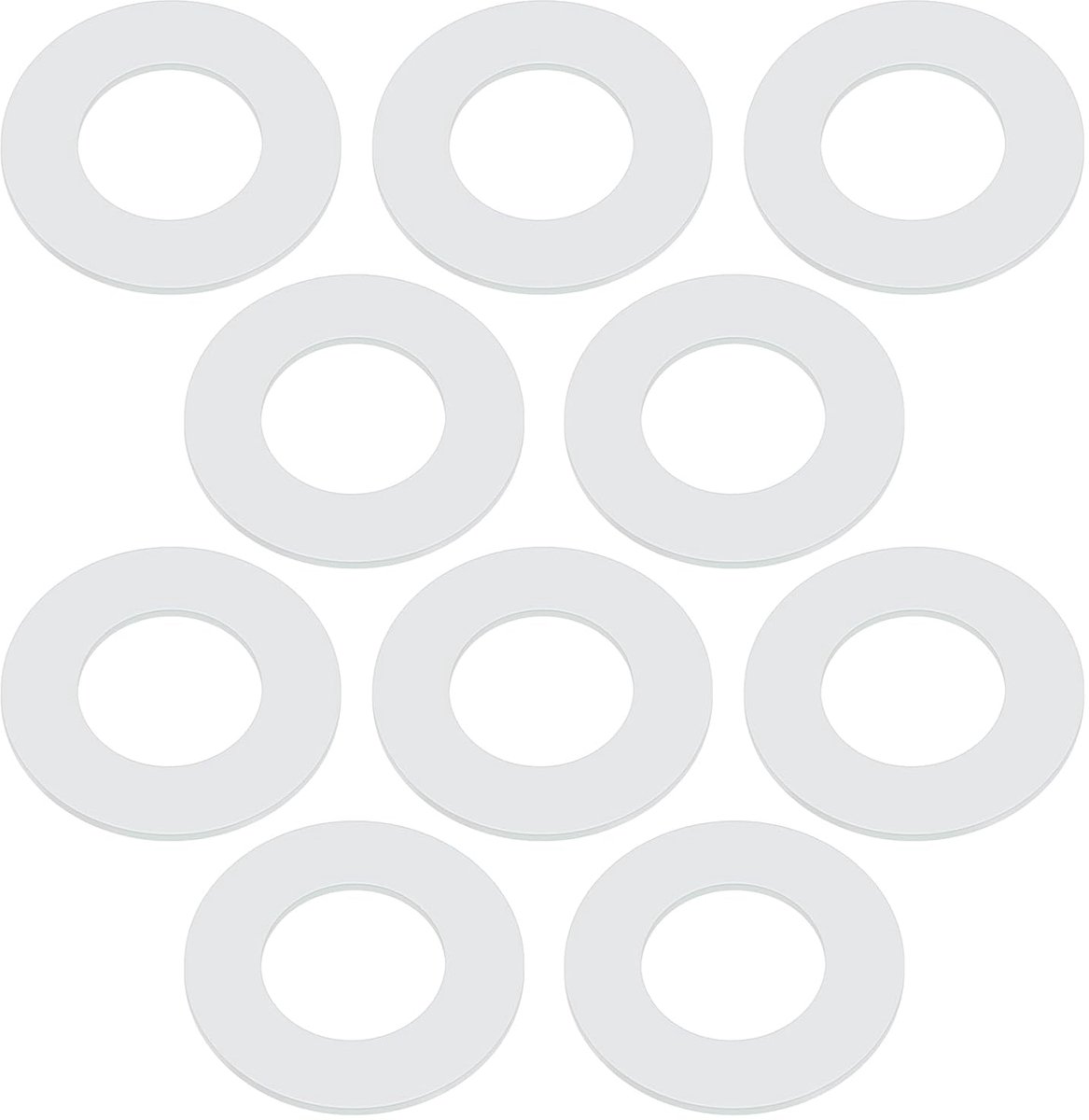 10 stuks Zaagblad Boorgehus Verkleinring Conversie Ring Staal Ruimte Adapter Ring voor Haakse Slijpers Cirkelzaagbladen Houtbewerkingsgereedschappen 30x16mm