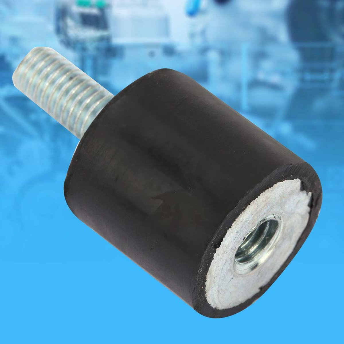 Rubber Mount Anti Vibration Bobbin Rubber + Metal 4 Stuks M3 M5 M6 Rubber Mounts Anti Vibration Silentblock Auto Boot Bobbins (Vd15 * 15 M5 * 12) (VD15*15 M5*12)