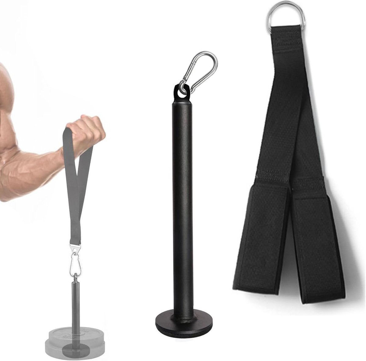 Pols rollentrainer, arm worstelen, trainingsgordel, wrist roller, onderarmtrainer voor spierkrachttraining in de sportschool, thuis, buiten, enz