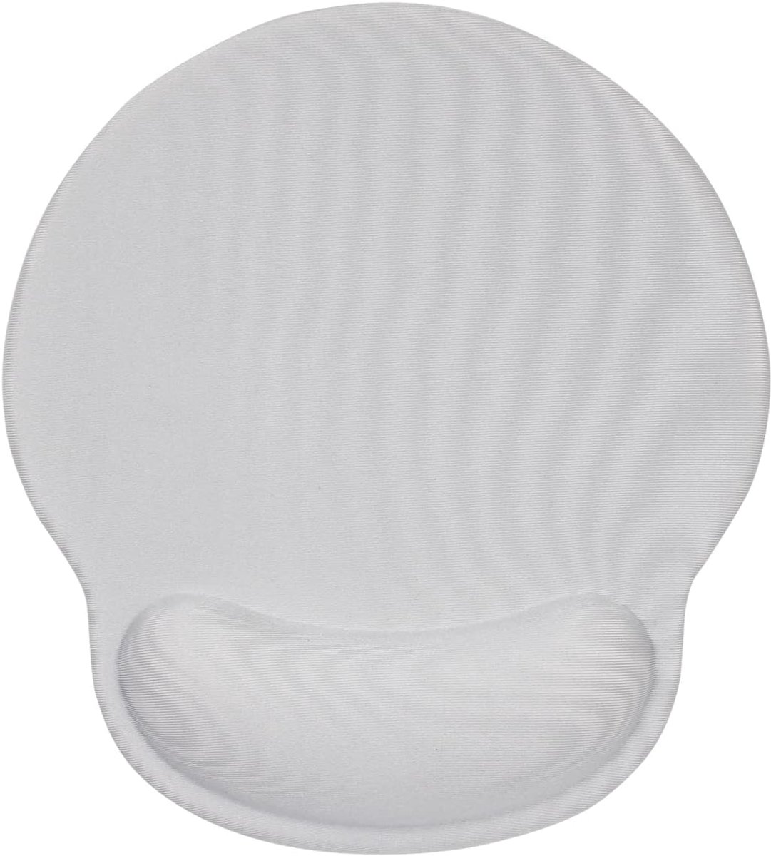 Muismat met gel handsteun muismat ergonomisch comfort muismat gel grijs | Ergonomische muismat met polssteun, glad lycra-oppervlak en antislip onderkant voor werk, studie en gaming