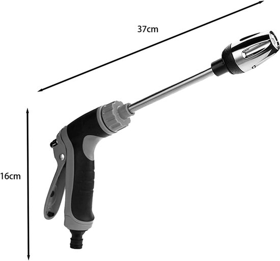 Nozzle Hogedrukreiniger Turbo Nozzle Hogedrukreiniger Wand Voor 1/2" Buis Tuinslang Watersproeier — afbeelding 5