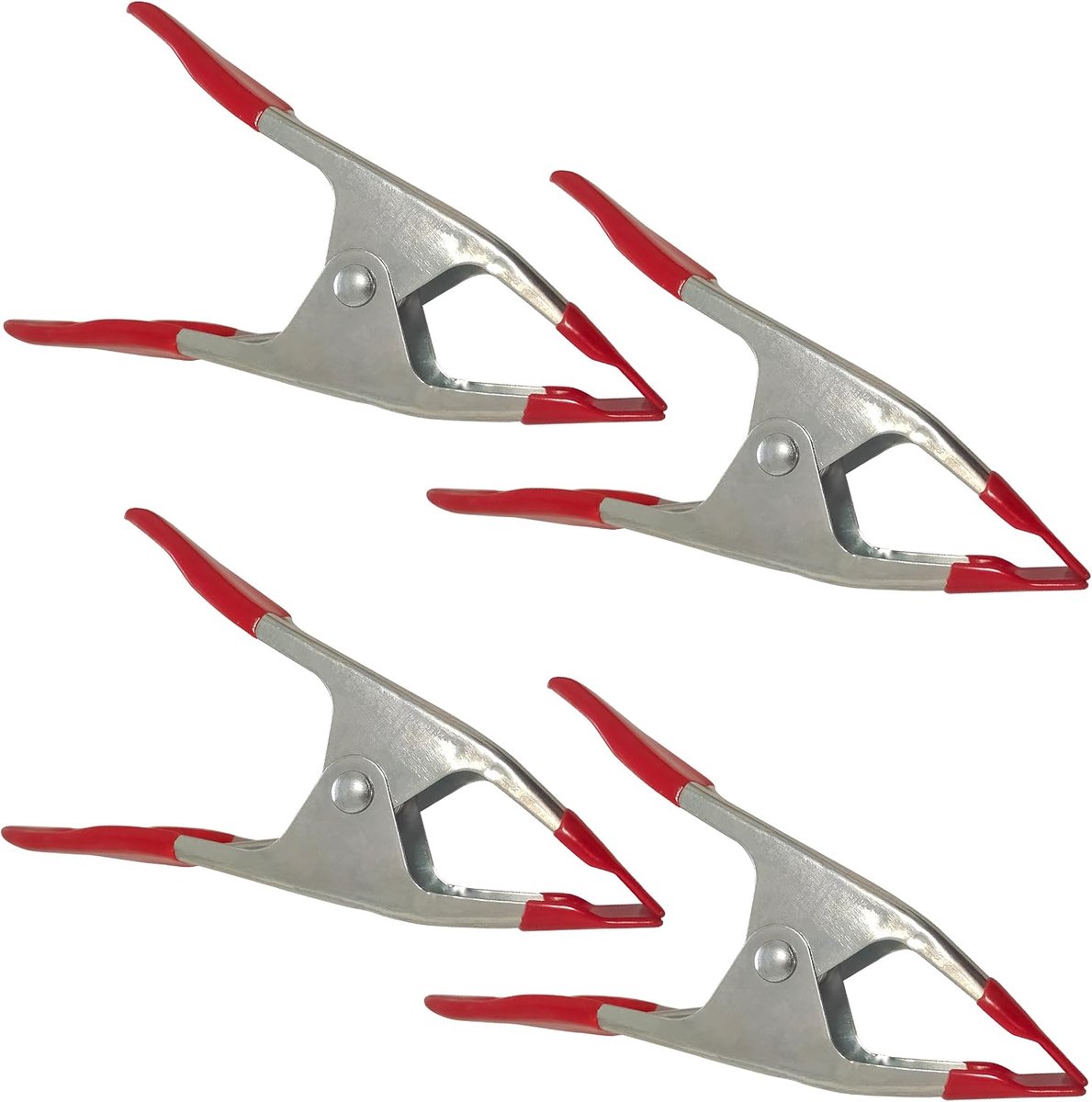 Veerklemmen 4 stuks Gegummieerd A-vormige clip Goede grip Voor de bevestiging van houten planken Malleinwand Regendoek Marktstanden Achtergrondplaat