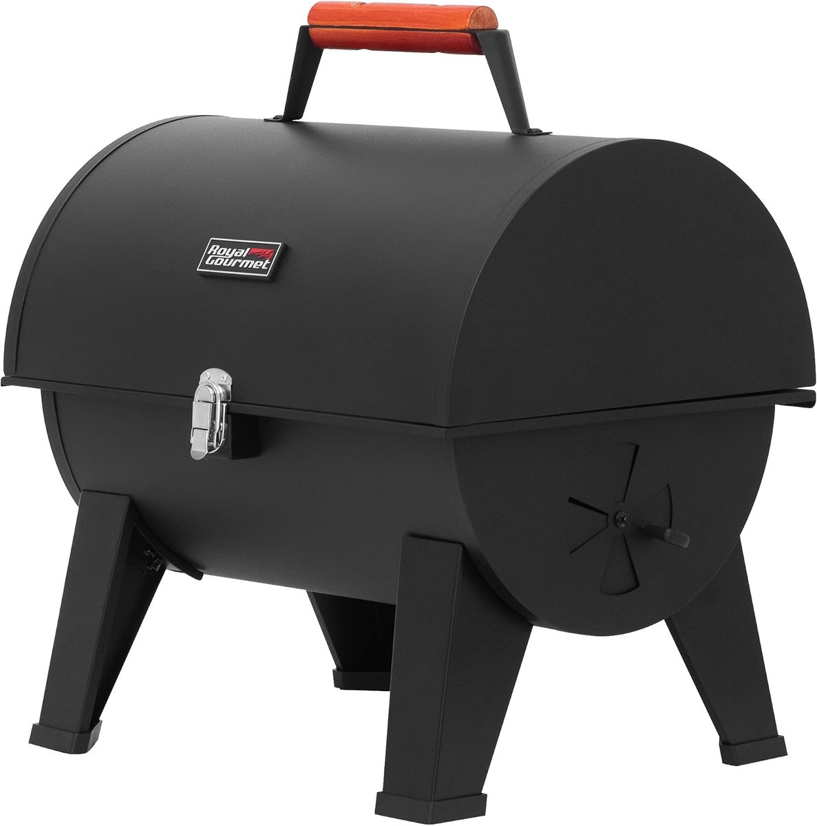 Houtskoolgrill 48 cm - Draagbare campinggrill - Klapgrill met houten handvat - Ideaal voor picknicks - SnelShoppen