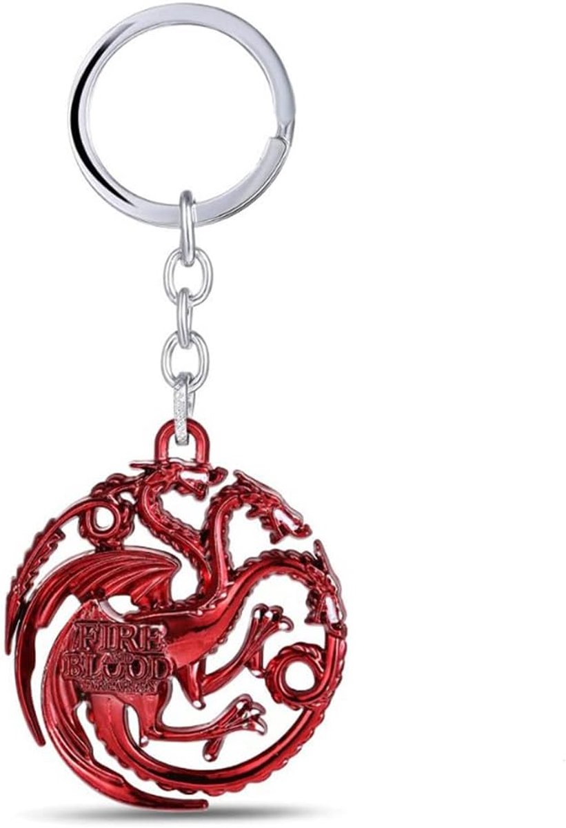 Sleutelhanger Huis Targaryen Sleutelhanger (Rood)