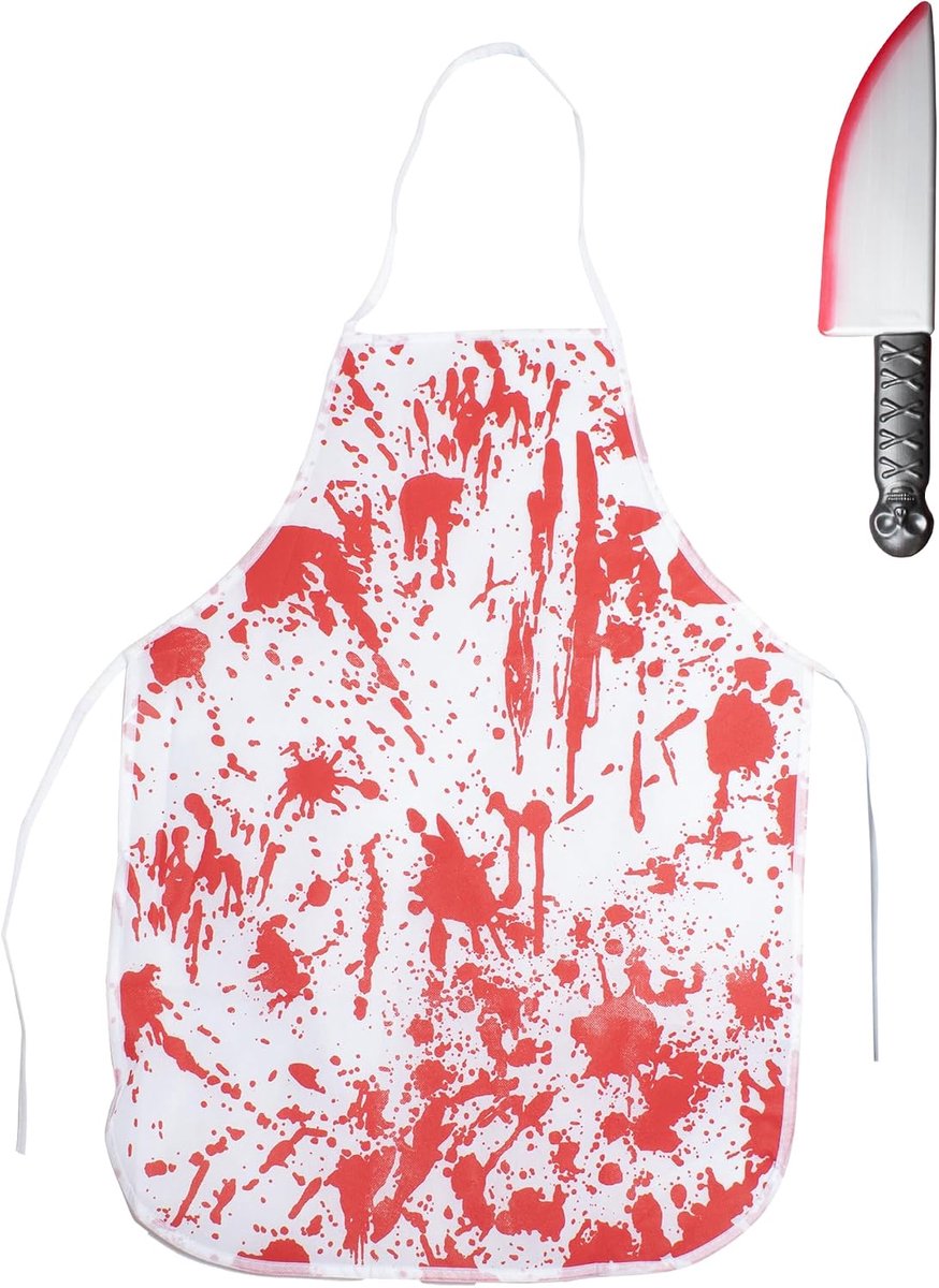 Bloedige schort Halloween volwassen schort bloed schort Halloween decoratie accessoires Halloween horror party