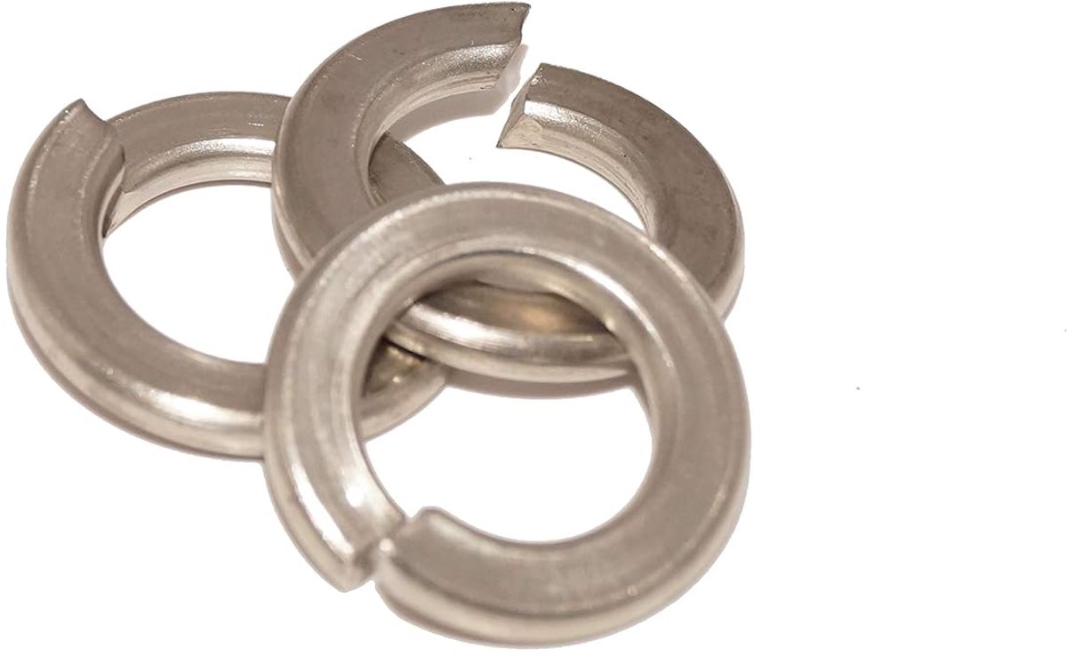 10 mm 50 stuks A1 roestvrij stalen veerschijven vorm B DIN 127 1.4310 geslepen ringen glad