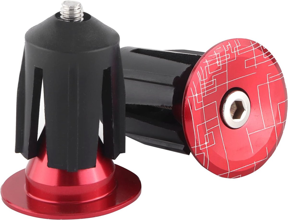 Bar End Pluggen, 2 Stuks Fietsstuur End Caps Pluggen voor Mountainbike Racefiets Vouwfiets MTB