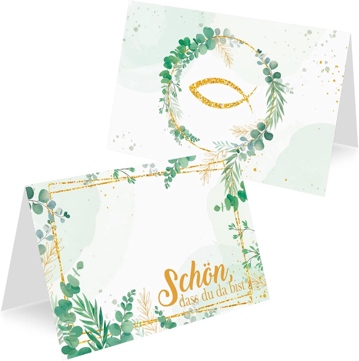 50 stuks communiekaarten, plaatskaarten, naamkaarten, stoelkaart, tafeldecoratie voor communie