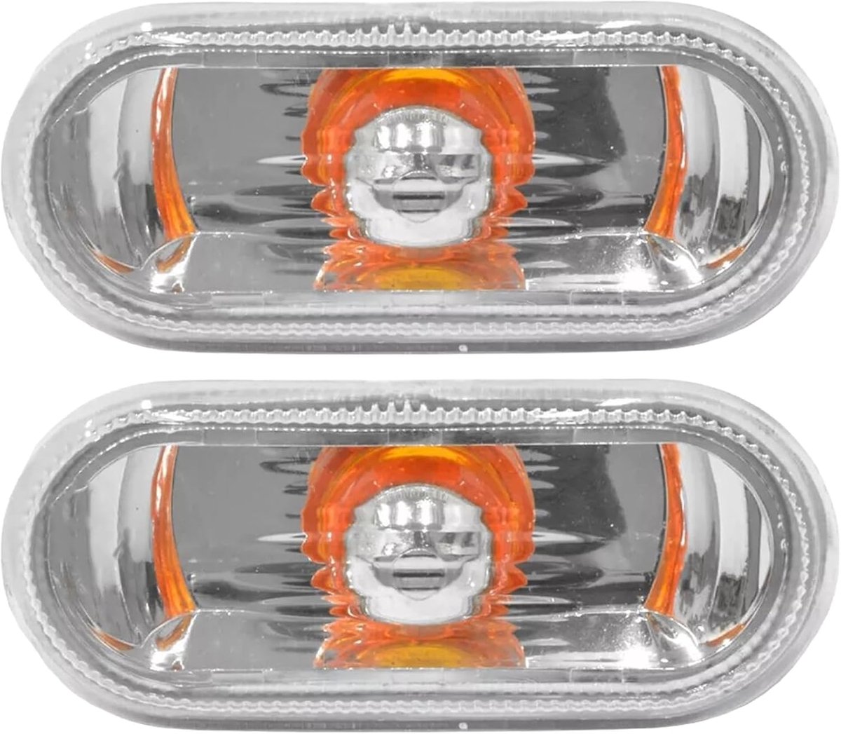 2 x zijknipperlichten, compatibel met VW Golf Polo Passat Amarok Caddy T5 Sharan Lupo Bora Up Seat Ibiza Leon Toledo Alhambra 2K0949117 7H0949117 7E0949117