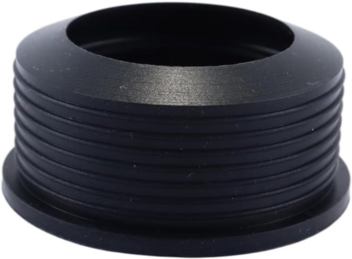 Sifonbuis van rubber, 40 mm tot 50 mm, met flexibele siliconen afdichtring, geschikt voor aansluitaccessoires voor gootsteenafvoerbuizen.
