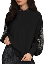 ONLY - ONLBROOKE L/S O-NECK DETAIL SWT Dames Trui