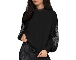 ONLY - ONLBROOKE L/S O-NECK DETAIL SWT Dames Trui