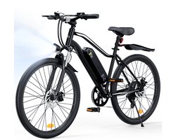iScooter EB3S E-bike - 26 inch - 70km actieradius - 36V15Ah accu - Topsnelheid 25 km/u - Snelheidsstanden 5 standen - Maxdraagvermogen 150 kg - zwart