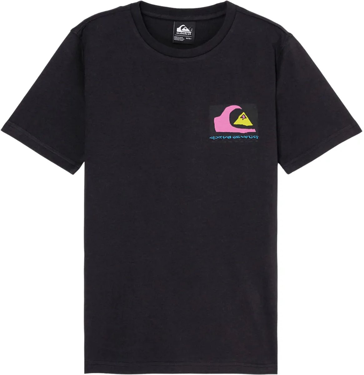 Quiksilver Kingpin T-shirt Met Korte Mouwen 14 Years Jongen Zwart