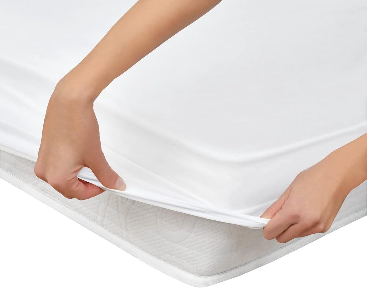 Matrasbeschermer - 90 x 200 cm - 100% waterdicht - Ademend en hypoallergeen - Voor een gezonde slaapomgeving