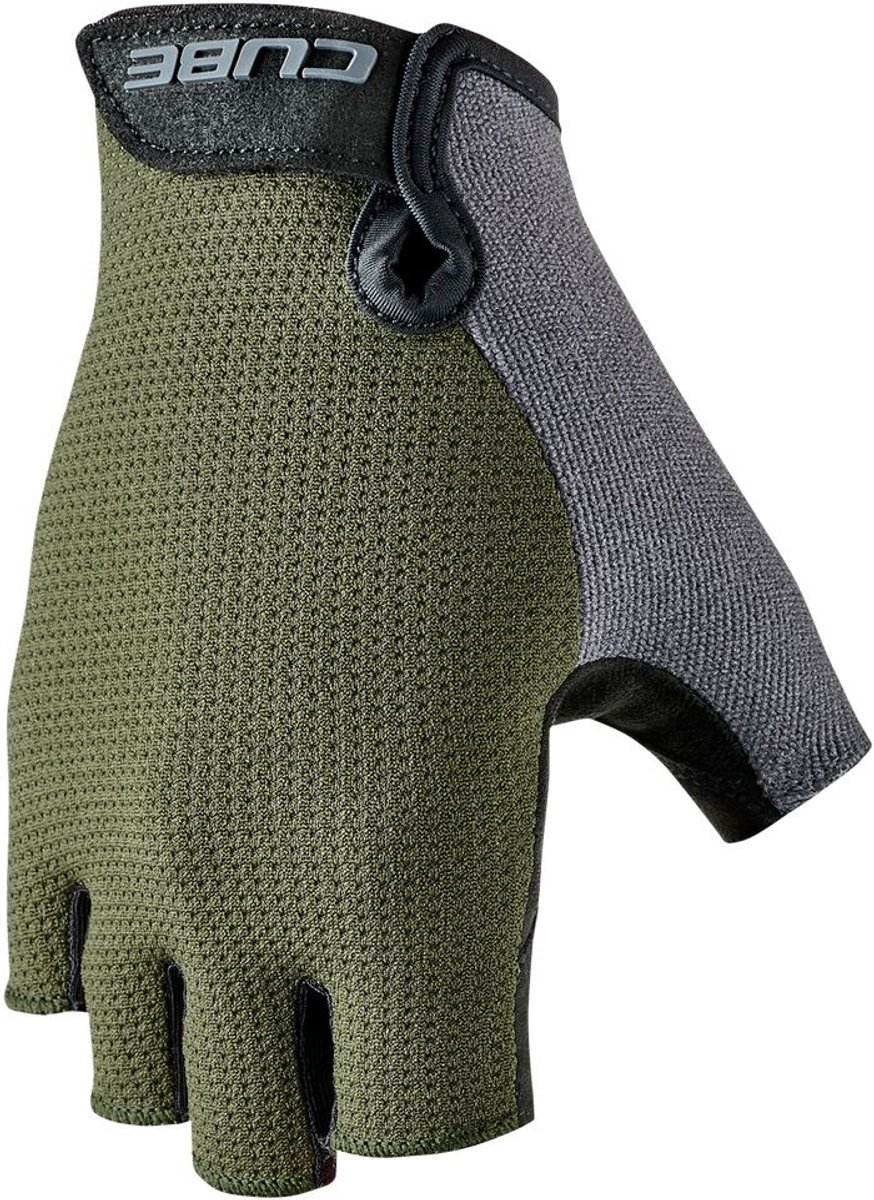 CUBE GLOVES CMPT COMFORT SHORT FINGER TM REED GREEN