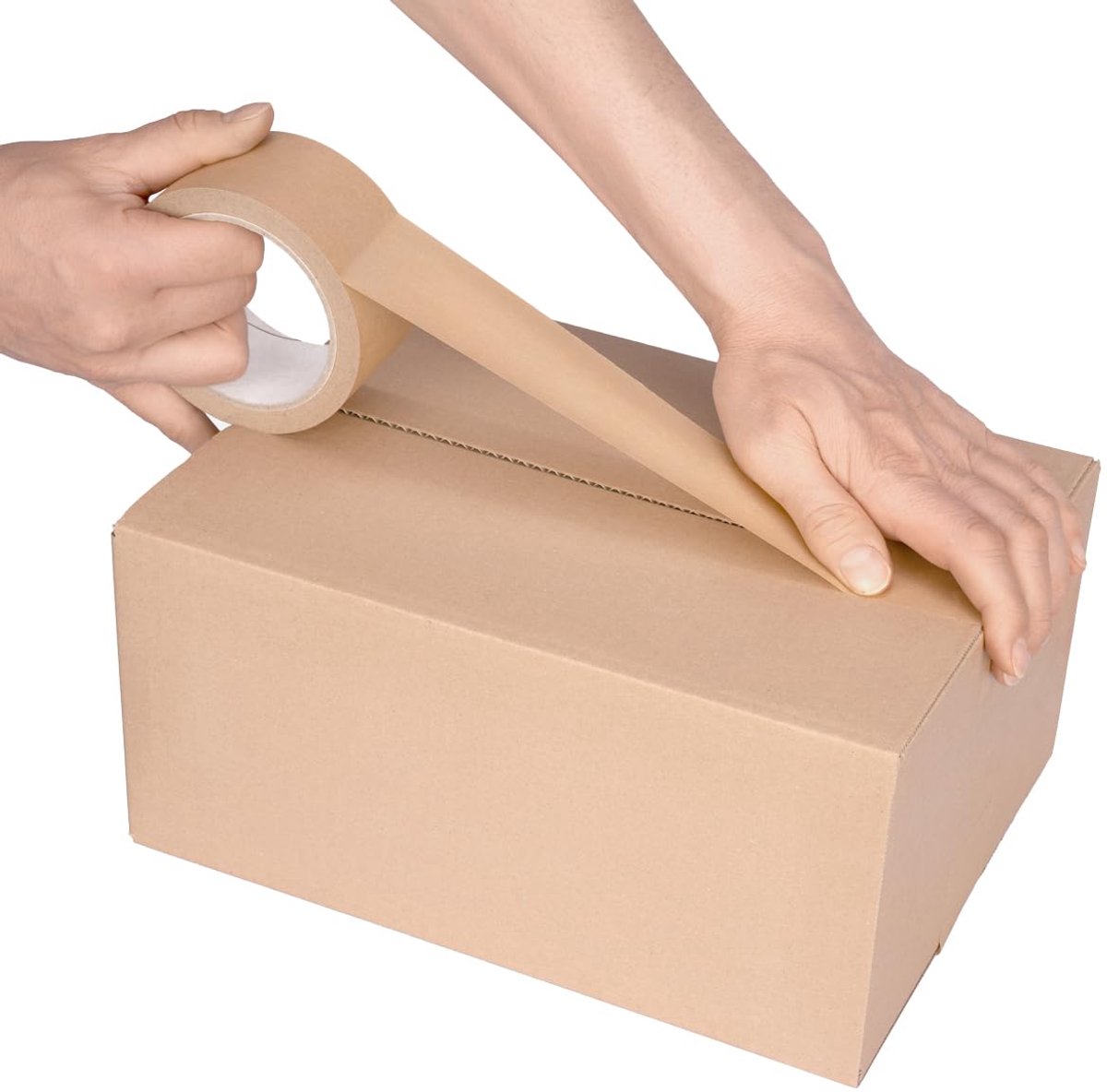 Vouwdozen 320 x 250 x 120 mm - 1-vezelig bruin - middelgrote dozen - ideaal voor verzending - ShopVlot