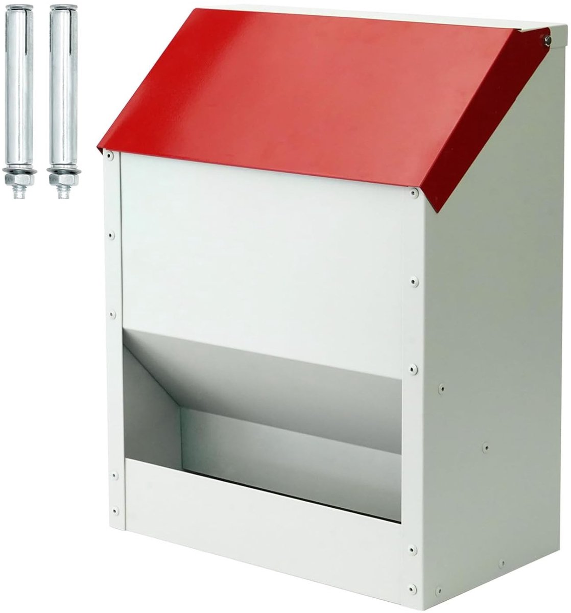 Automatische Voederbak voor Kippen, Eenden en Ganzen - Capaciteit 11,5 kg, Duurzaam en Handig voor Pluimvee