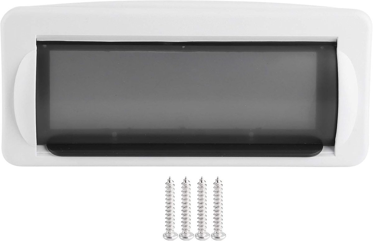 Waterdichte Radio Bescherming voor Marine Boot, ABS Splash Guard voor DIN DVD Radio en Auto Audio Ontvangers