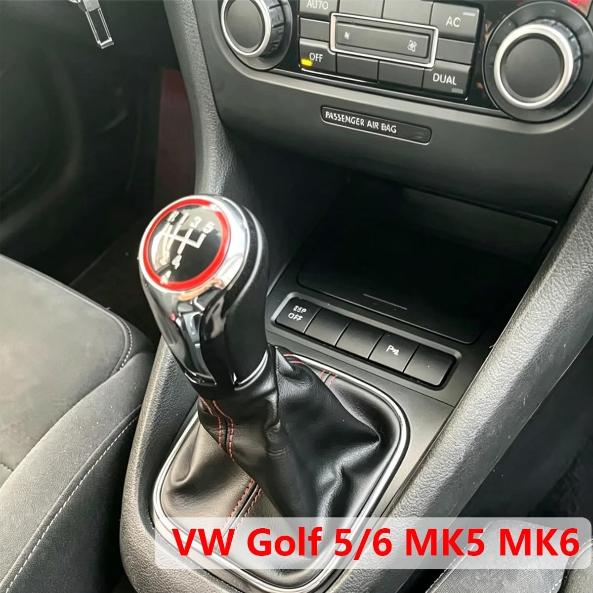 Schakelknop 5 6 Versnellingen - Zilver 6 Speed - Luxe uitstraling - Verhoogt interieurkwaliteit - ShopVlot