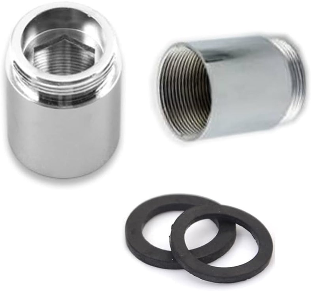 Kraanadapter 22 mm NPT mannelijke - messing - waterzuiveringsadapter - geschikt voor gootsteenkraan - ShopVlot