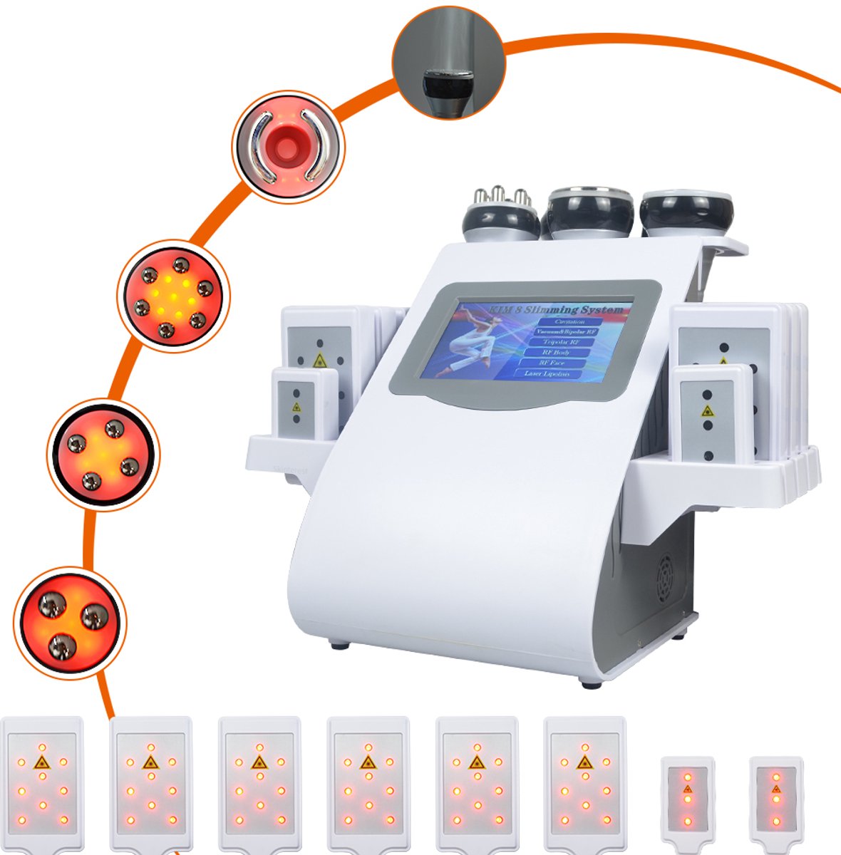 Huidverjongingsapparaat 6-in-1 Multifunctioneel - Radiofrequentie Ultrasoon Vacuüm - 8 Kg Gewicht - Voor Gezicht En Lichaam - Schoonheidsapparaat