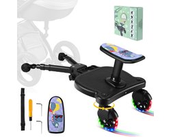 BugyKido Universeel kinderwagenboard met bredere zitting, universele kinderwagen, voor kinderen van 2 tot 6 jaar (25 - ShopVlot
