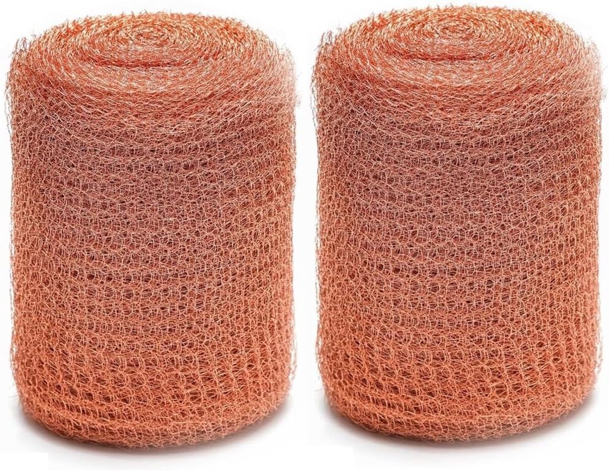 Kopergaas voor tuinbescherming, 12.7 cm x 6 m, ideaal voor slakkenafscherming en plantenverzorging