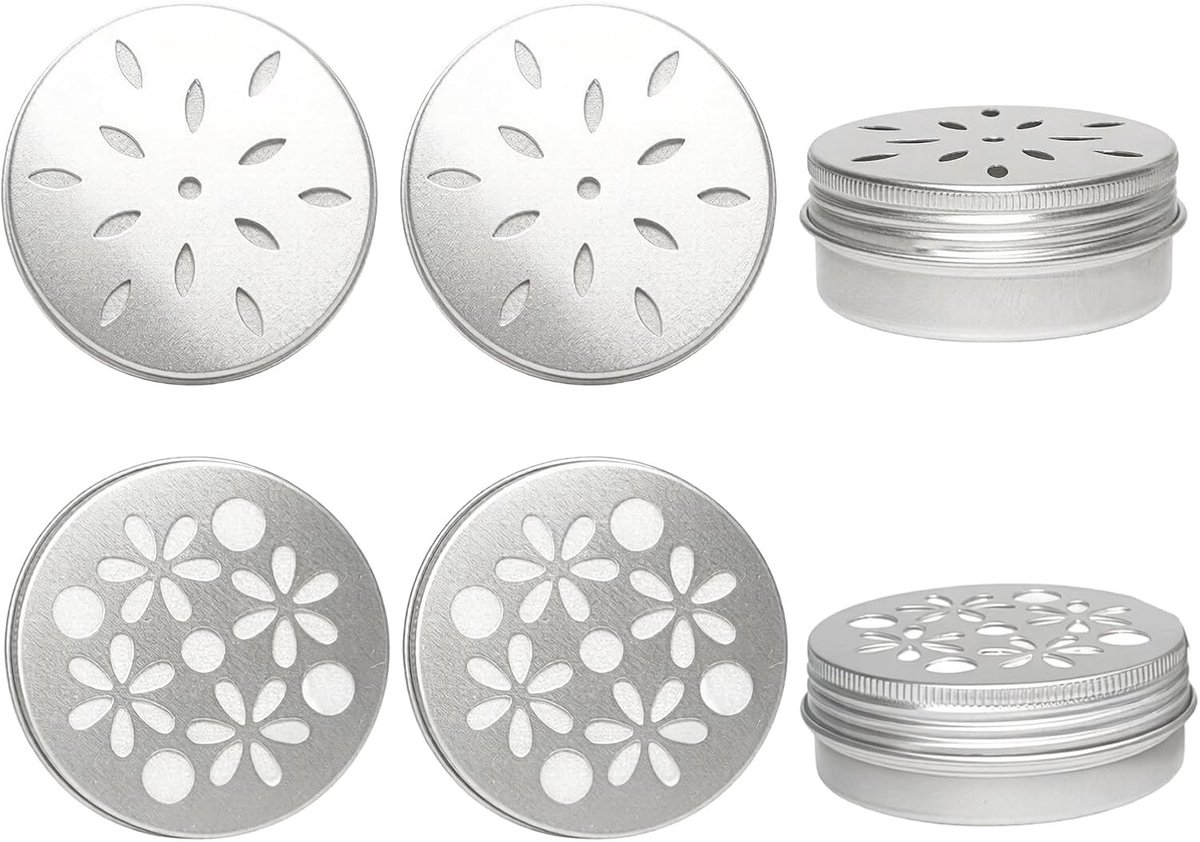 Aluminium geurhouders voor hondentraining - 6 x 60 ml, ventilatie voor geurdetectie en accessoires voor huisdieren