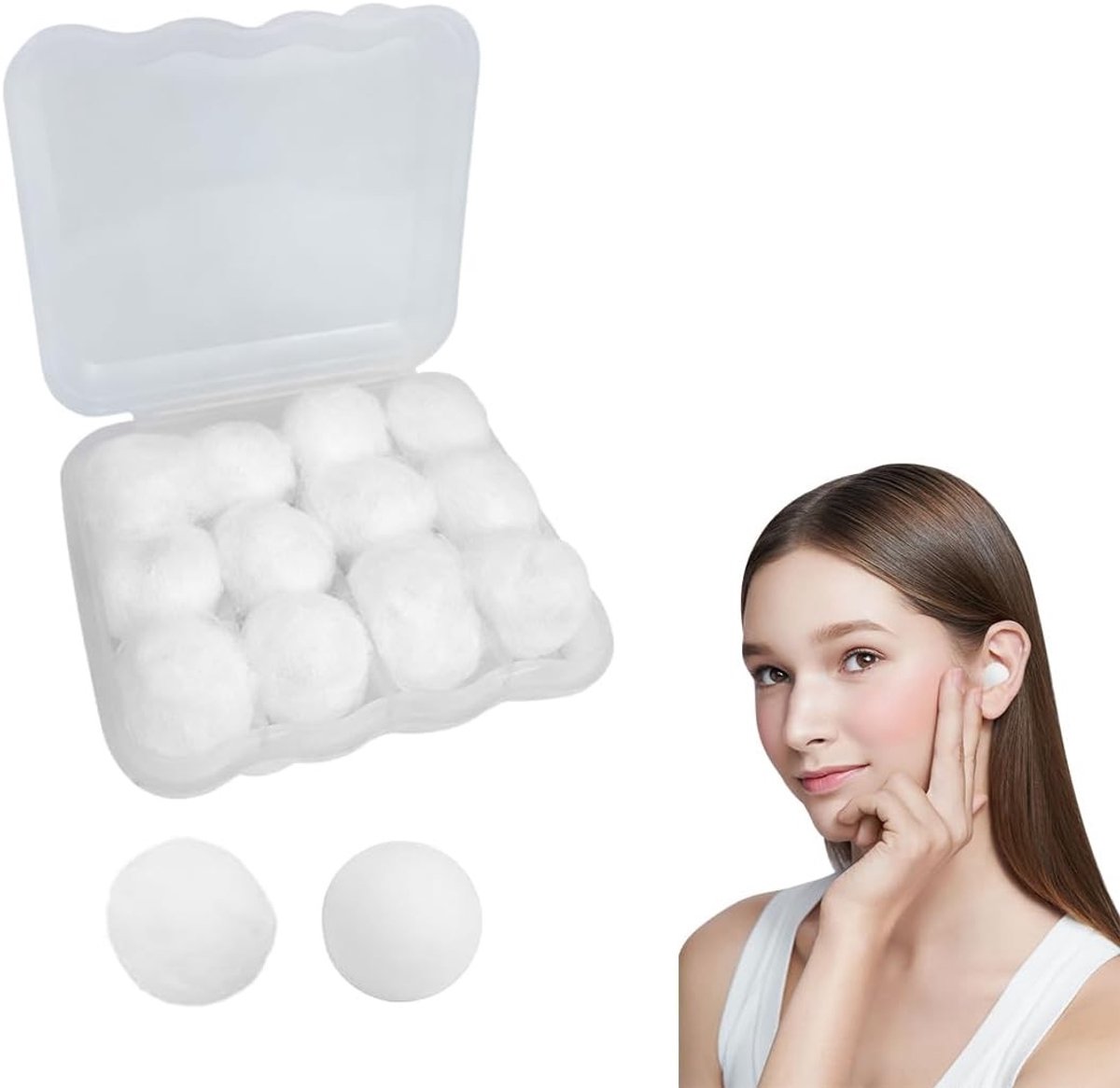 Oordopjes om te Slapen - Wit - Herbruikbare Wax Oordopjes - Voor Dames en Heren