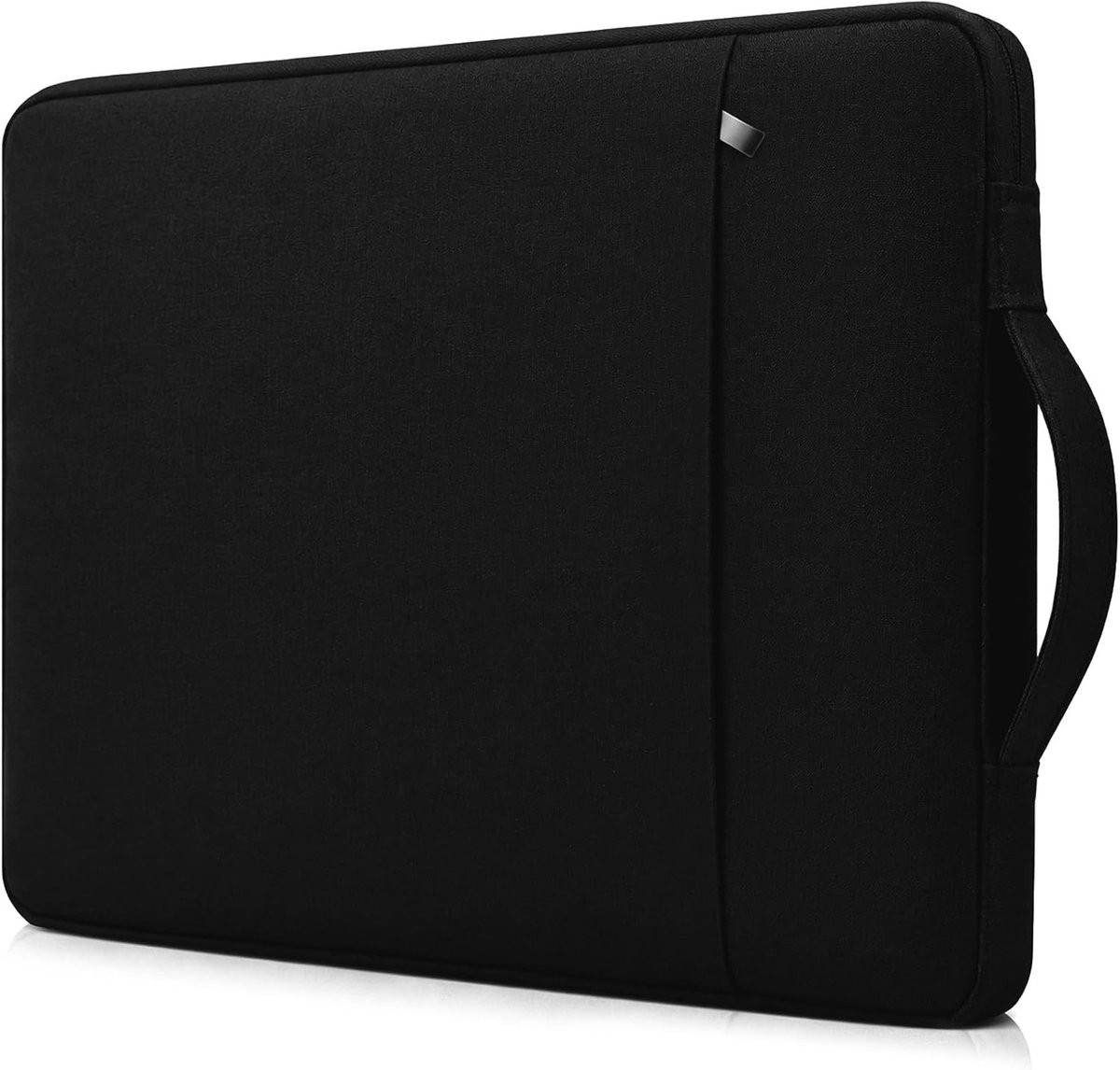 Laptop Sleeve voor 11 Inch MacBook Air en Chromebook - Waterdichte Handbag met Handvat en Voorvak, Geschikt voor Notebooks en Tablets, Zwart