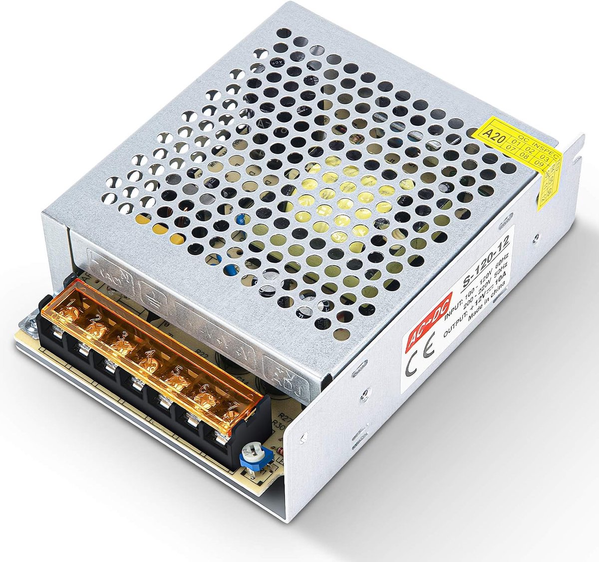 Kingwen Switching Power Supply 12V 10A 120W LED Transformer - AC 100V/240V To DC 12V 10A For LED Strips - ShopVlot