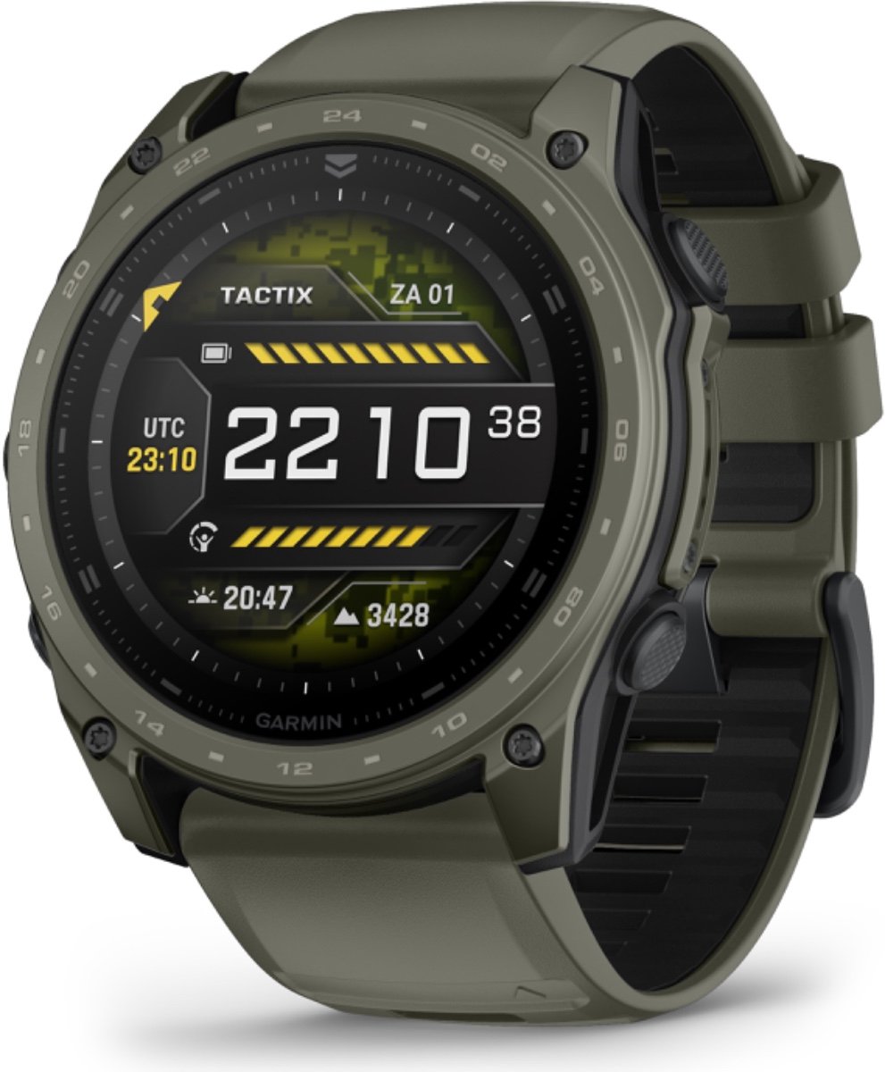 Garmin Tactix 8 - 51 mm AMOLED Sapphire Titanium Cerakote Smartwatch 010-04553-11