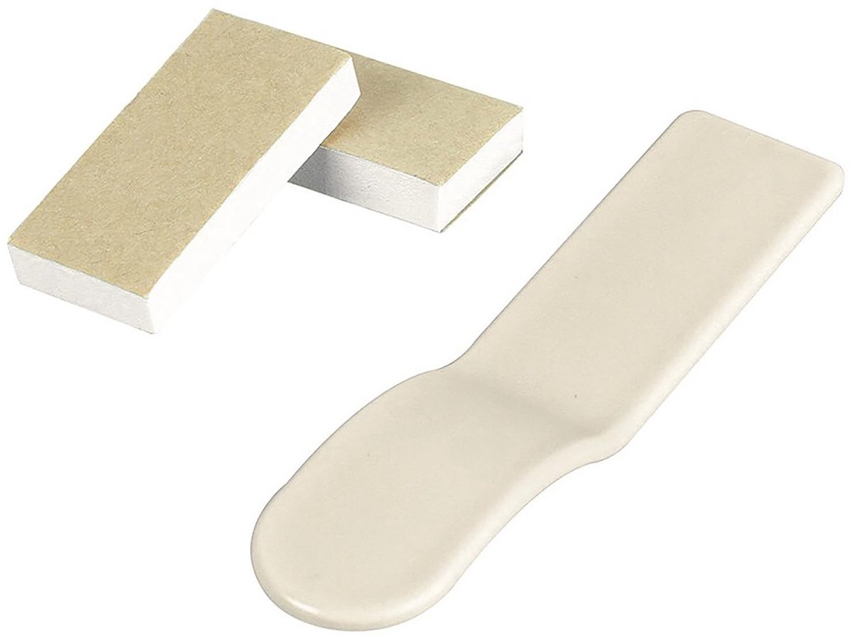 Dailygoods- Toiletdekselopener Hygiënisch Ontwerp - Handgreep - Duurzaam PP - Lijmstickers - Maat 12 x 2,5 cm - Voor Betere Badkamerhygiëne - Toiletlifters