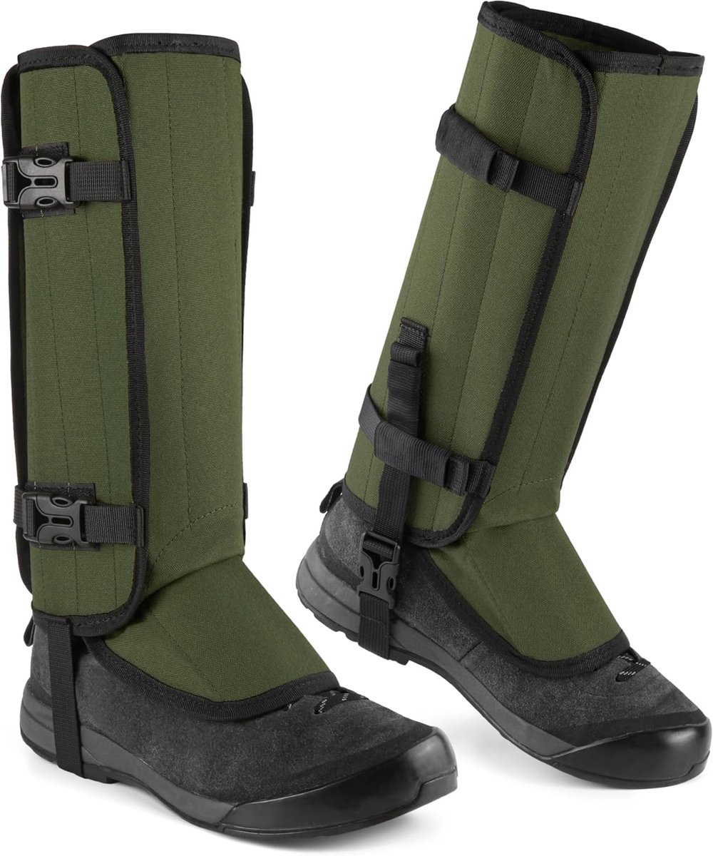 VHV Beenkappen Gamaschen Outdoor beenkappen Waterdicht Oxford Verstelbaar Voor wandelen outdoor en werken Voor heren en dames Groen