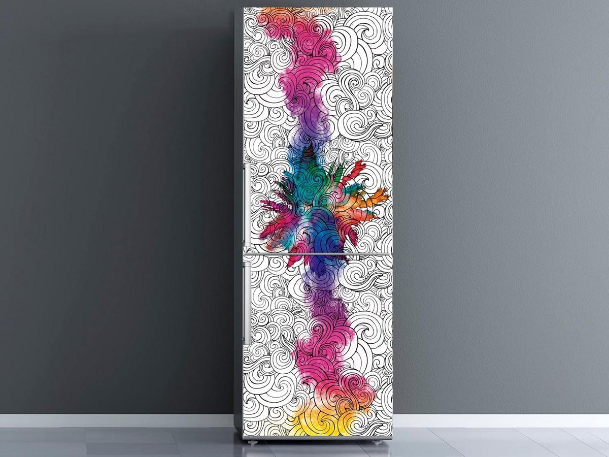 Koelkaststickers Decoratief - Muurstickers Keuken - Keuken Opfrissen - Zelfklevend Vinyl -