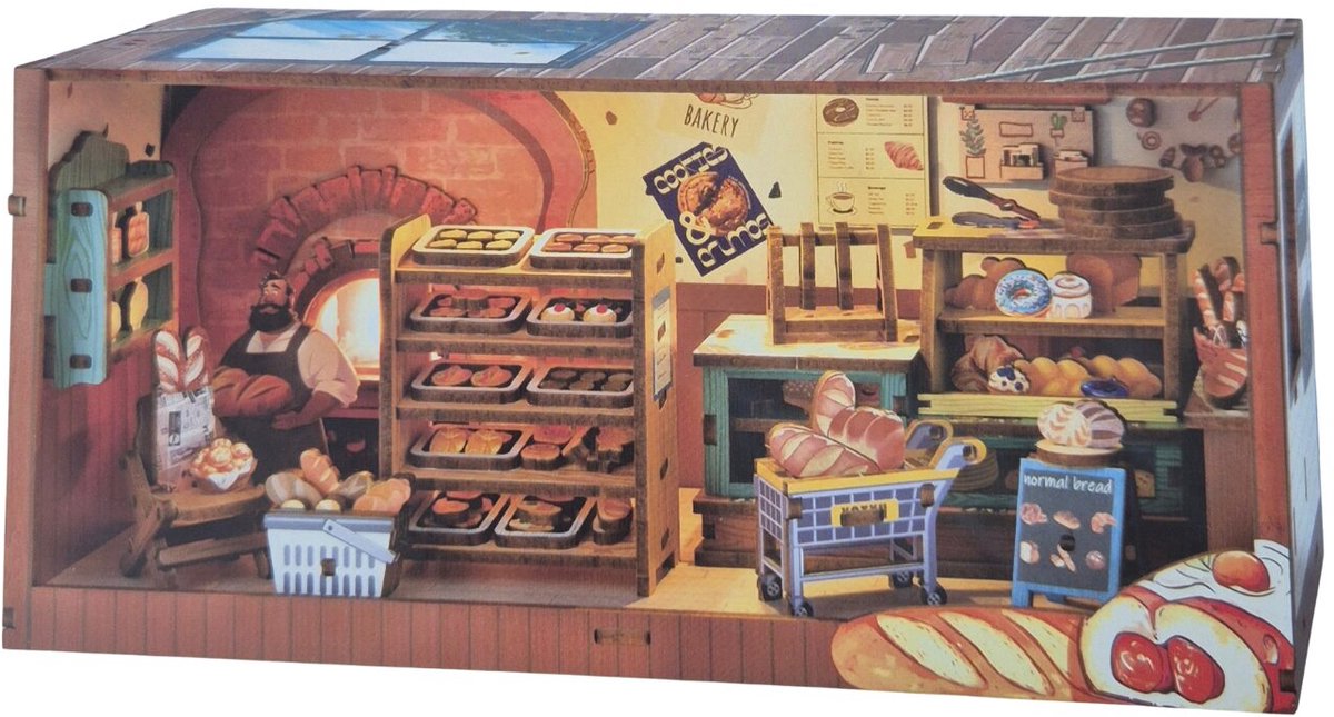 Beehub, 3D Houten Puzzel, Bakery, BE013158, 23,6x18x19 cm