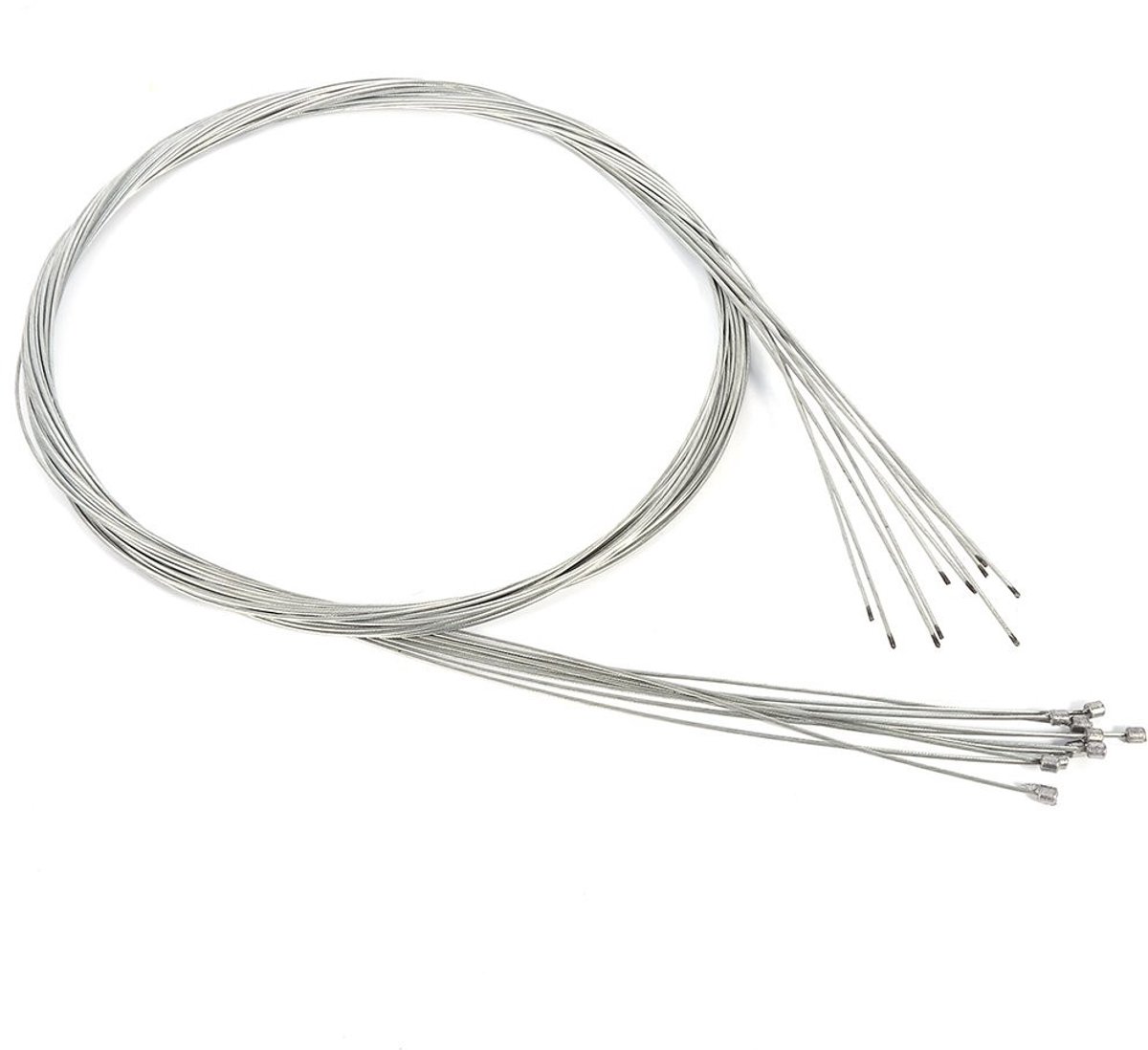 Dailygoods- Versnellingskabel 2 Meter - Fiets Kabels - Universele Fiets Kabel - Set van 10 - Schokbestendig - Roestvrij Staal