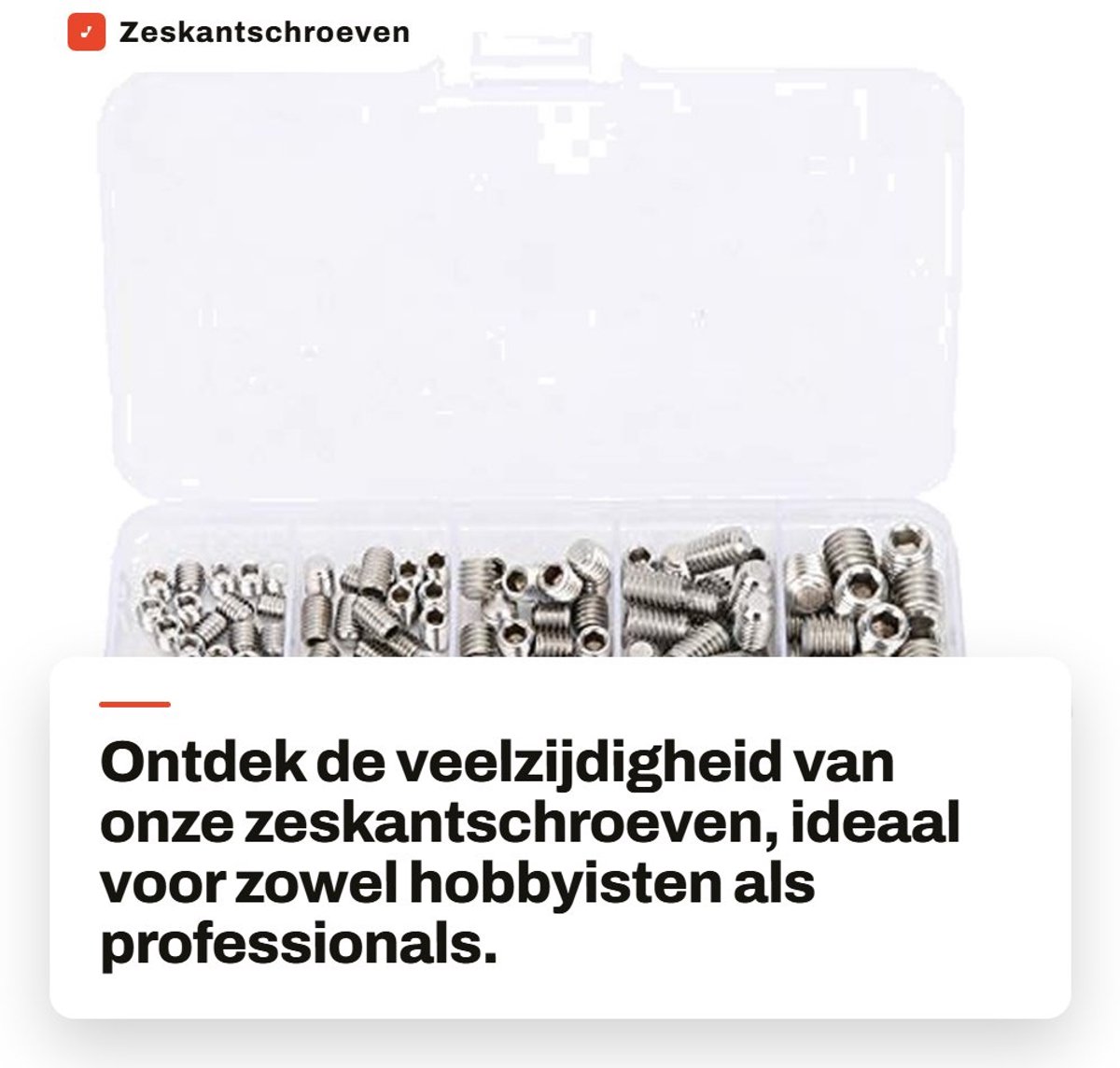Dailygoods - Zeskantschroeven - Roestvrij staal - 200 Stuks - Geschikt voor elektronische toepassingen - Assortiment van verschillende maten