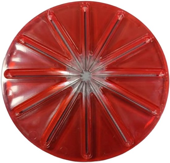 Mixer spatbescherming - Garde accessoire - Bakken thuis - Efficiënt mengen - 24 x 16 cm - Rood — afbeelding 4