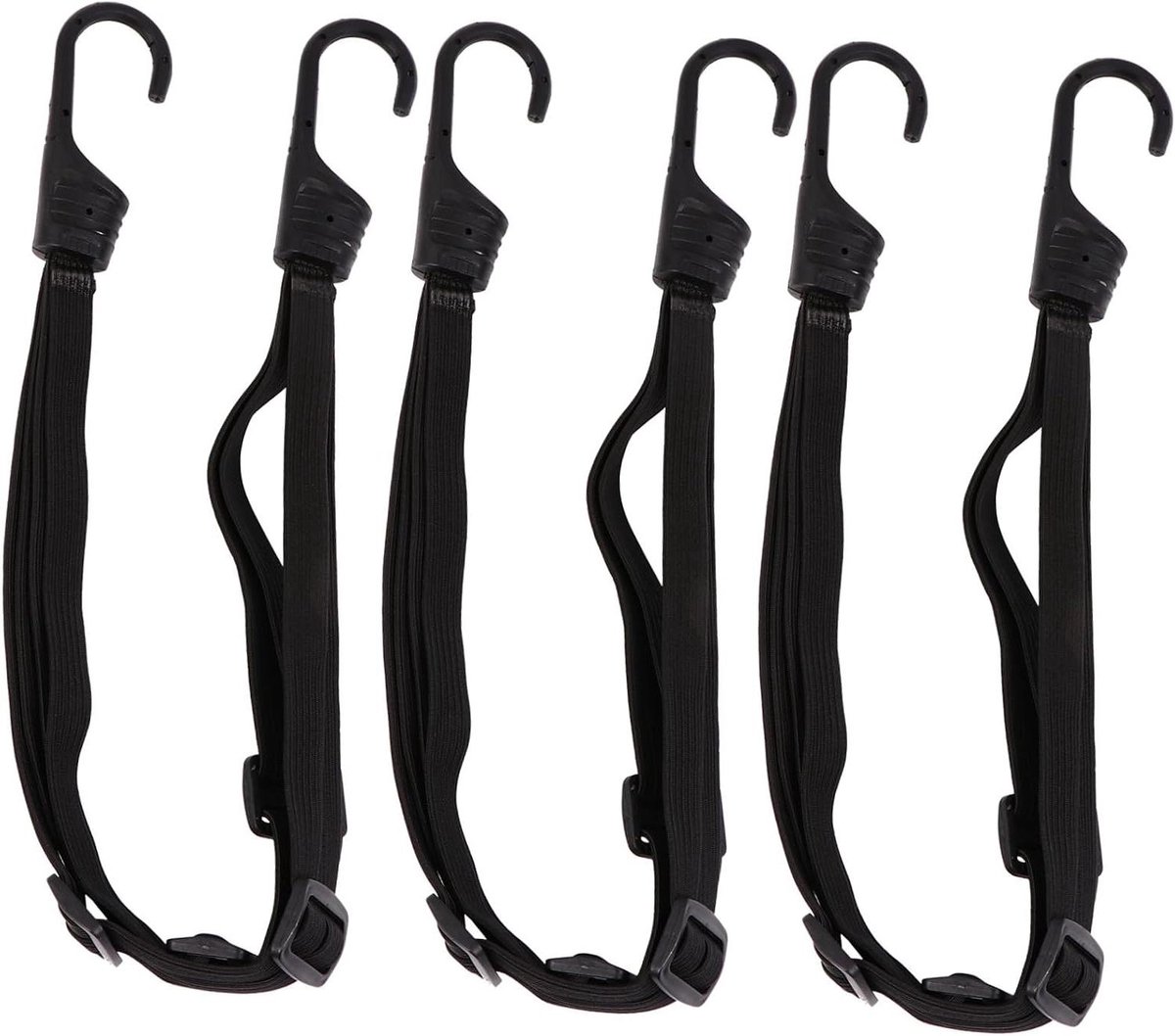 Motorcycle Spansets - Spanbanden Motor - Vervoeren van Bagage - Dubbele Banden - 59x3.5CM - Zwart