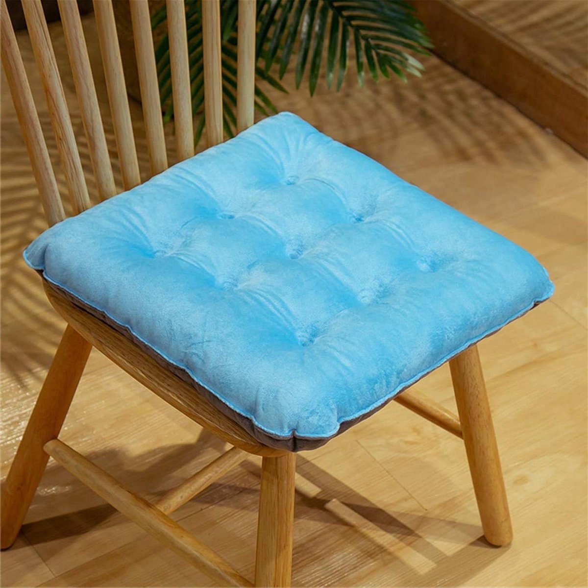 Set Stoelkussens - Zitvlak Kussens - Comfortabel Zitten - Wasbaar op 30 graden - 40 x 40 c