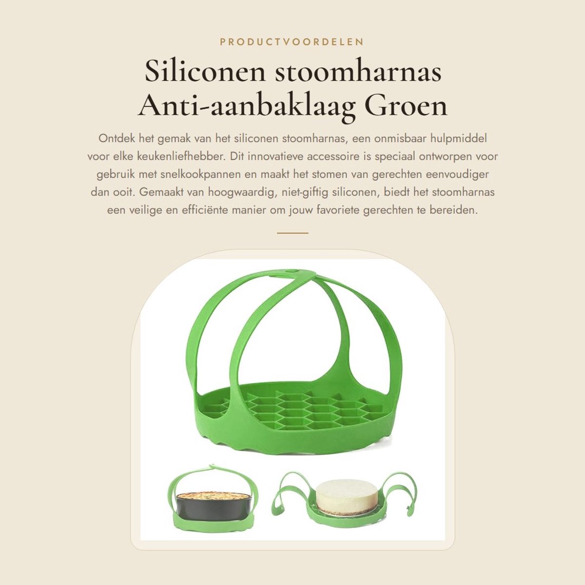 Dailygoods- Siliconen Stoomharnas Draagbaar - Antiaanbaklaag - Anti-brandend Stoomrooster - Keukenaccessoire - 20 x 51 cm - Gemakkelijk te Reinigen - Stoomrek
