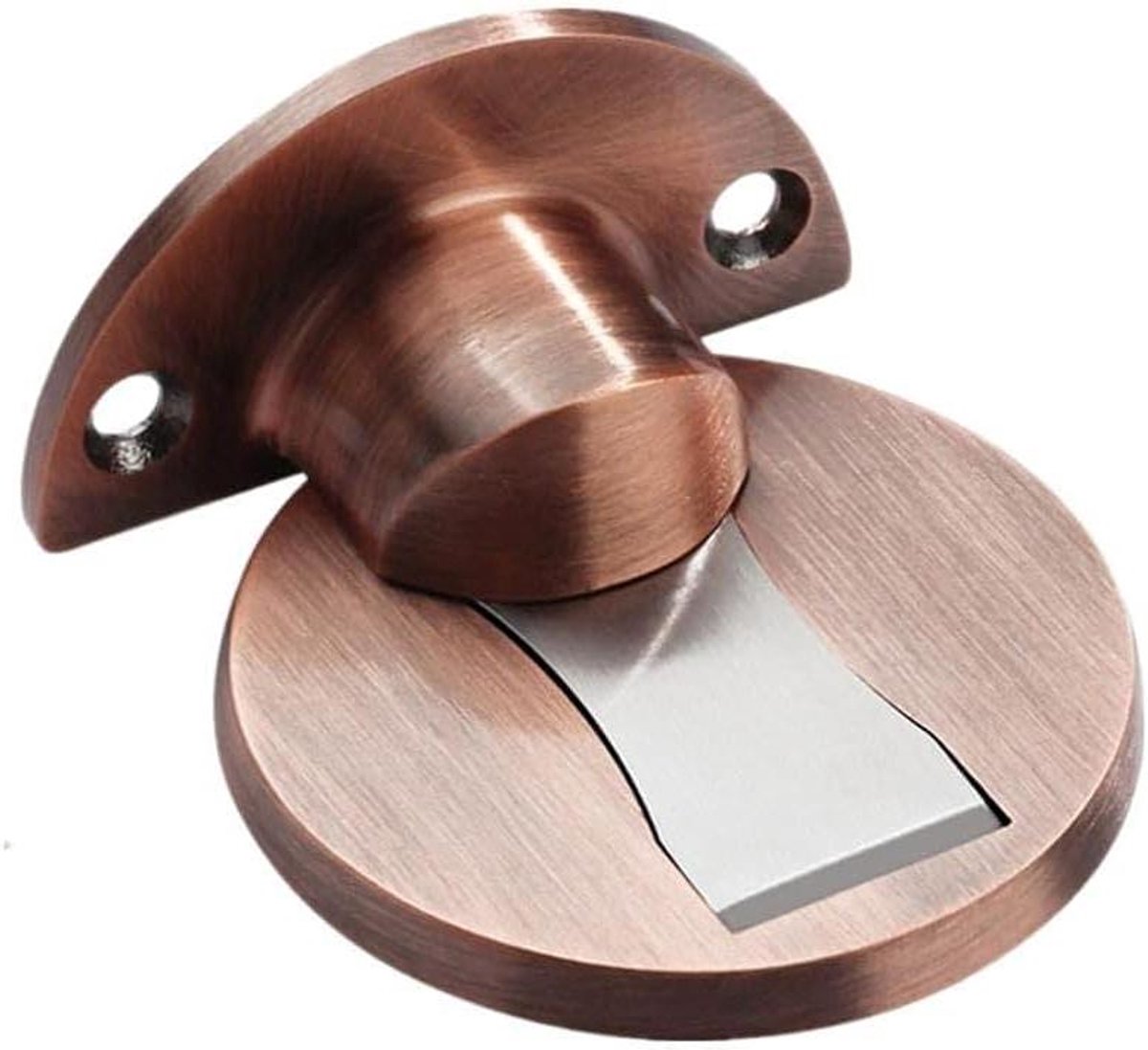 Magnetische Deurvanger - Deurstoppers - Deuren Dempen - Twee Installatiemethoden - 5mm Dik - Brons