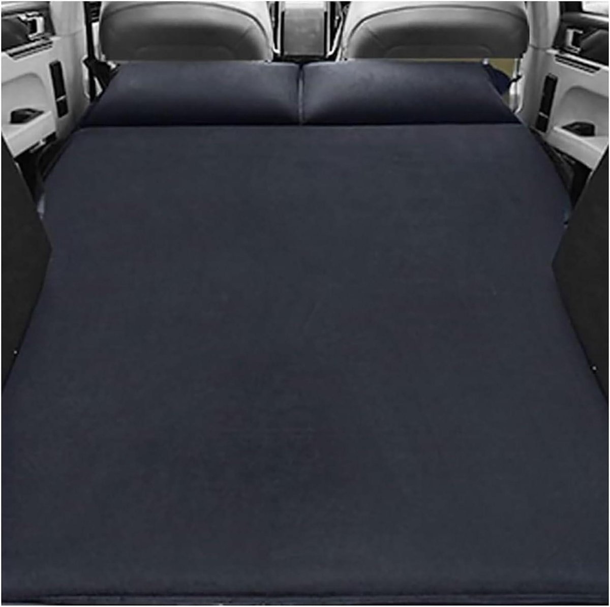 Luchtbed Auto - Slaapmat Achterbank - Reizen Kamperen - Zelfopblaasbaar Matras - 188 x 132 cm - Grijs