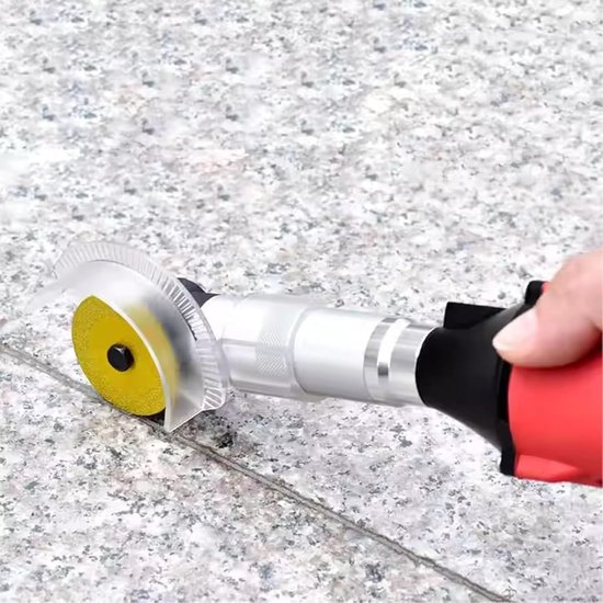 Elektrische voegenreiniger - Voegenfrees multitool - Voegen verwijderen - 6 regelbare snelheden - 15000 tr/min - Rood — afbeelding 5